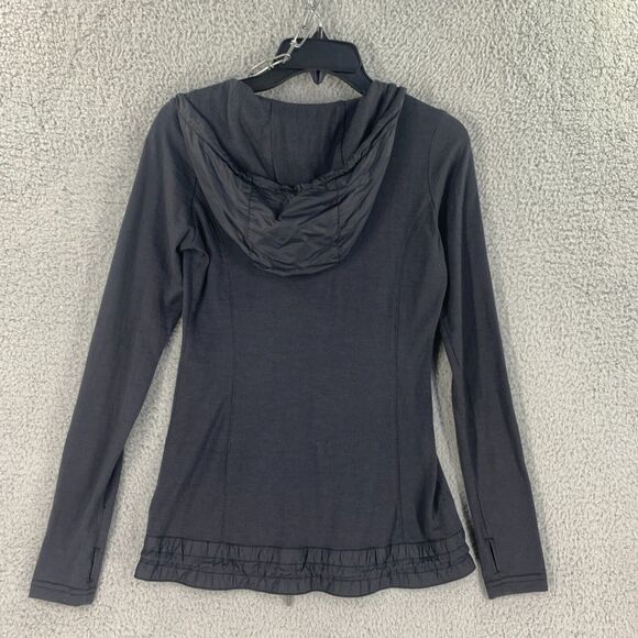 Kuhl Womens Jacket Zip Size XS Merino Wool Nylon Active Lounge Athletic Grey - Picture 5 of 12